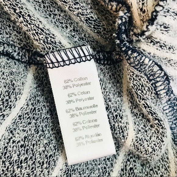 ANTHROPOLOGIE Puella Navy Terry Striped Tunic - Picture 6 of 6